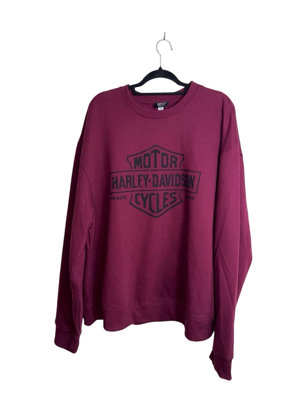 Harley Davidson Museum Dark Red Sweatshirt Logo Pullover NWT XXlarge Men’s